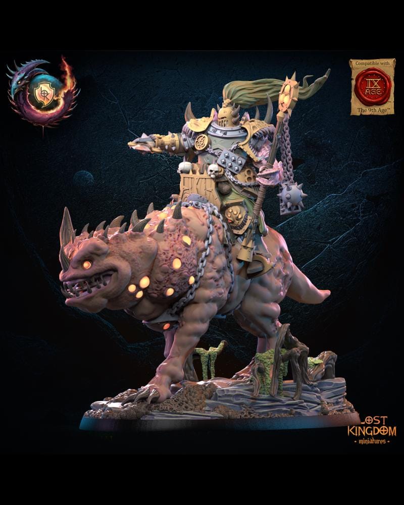 Lost Kingdom Gluttony Warriors - Knight Hero on Rotten Beast