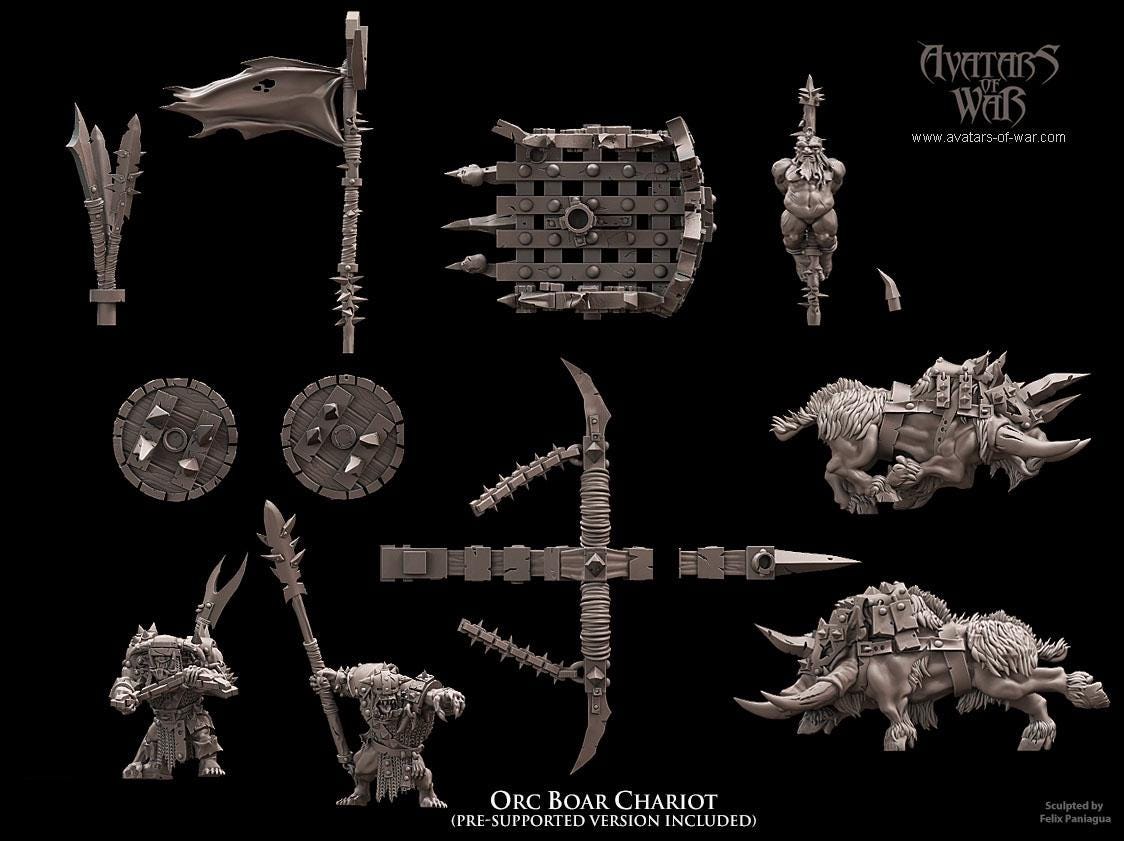 Orc Boar Chariot