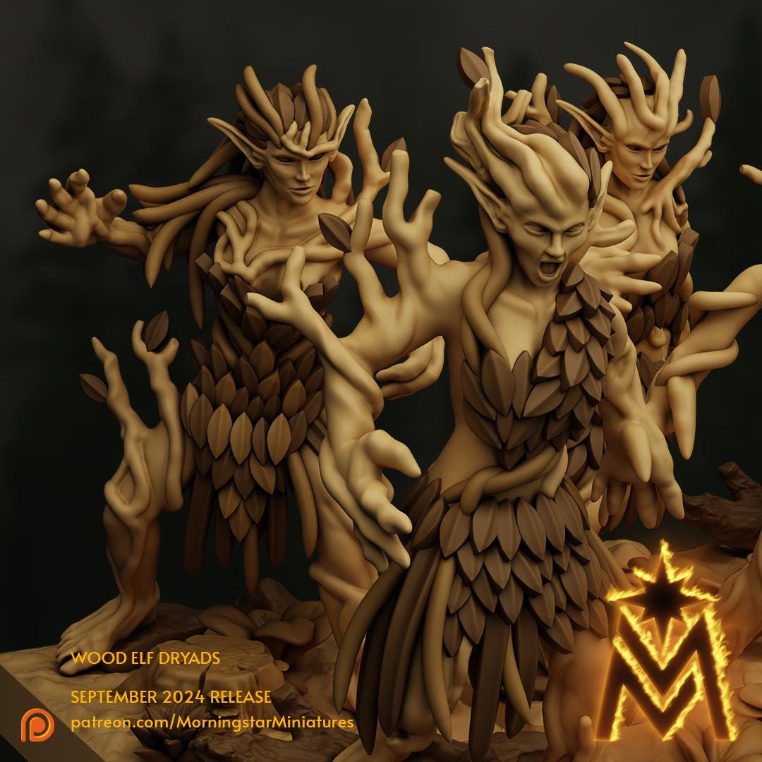 Wood Elf Dryads