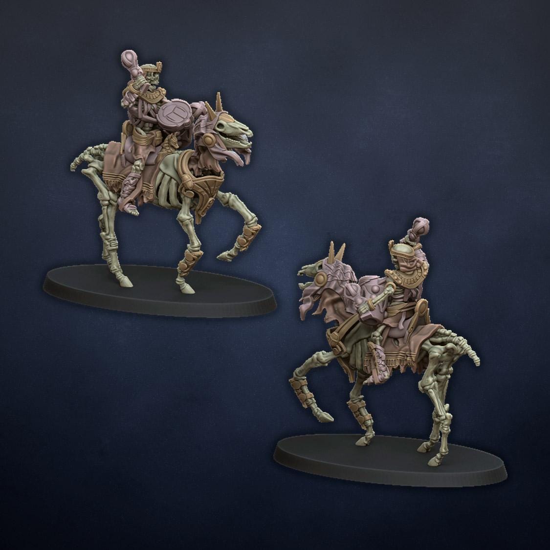 Ancient Skeletal Cavalry with Spears