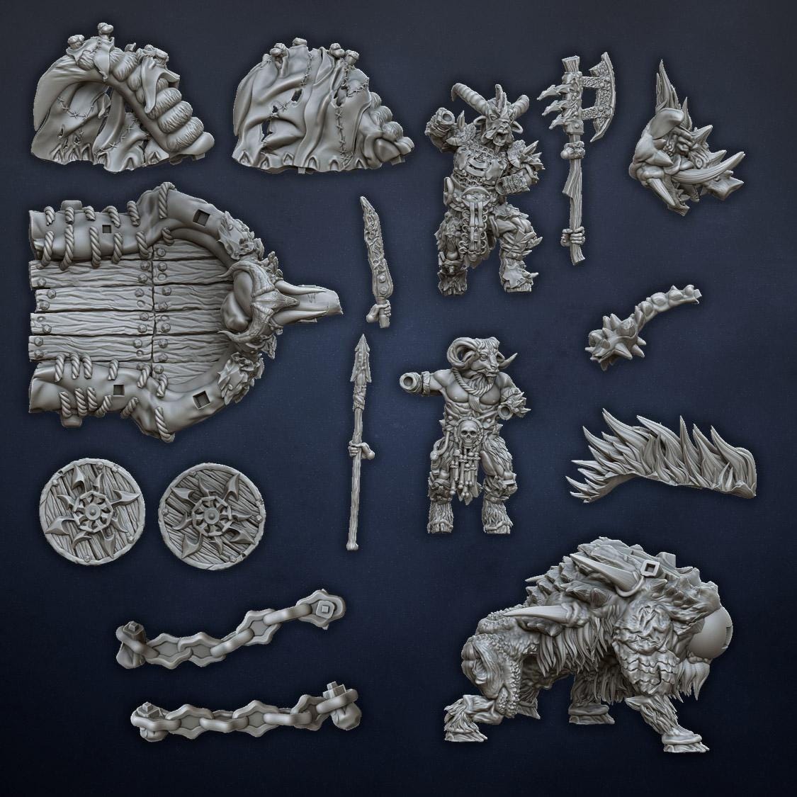 Beast Herds Razortusk Chariot