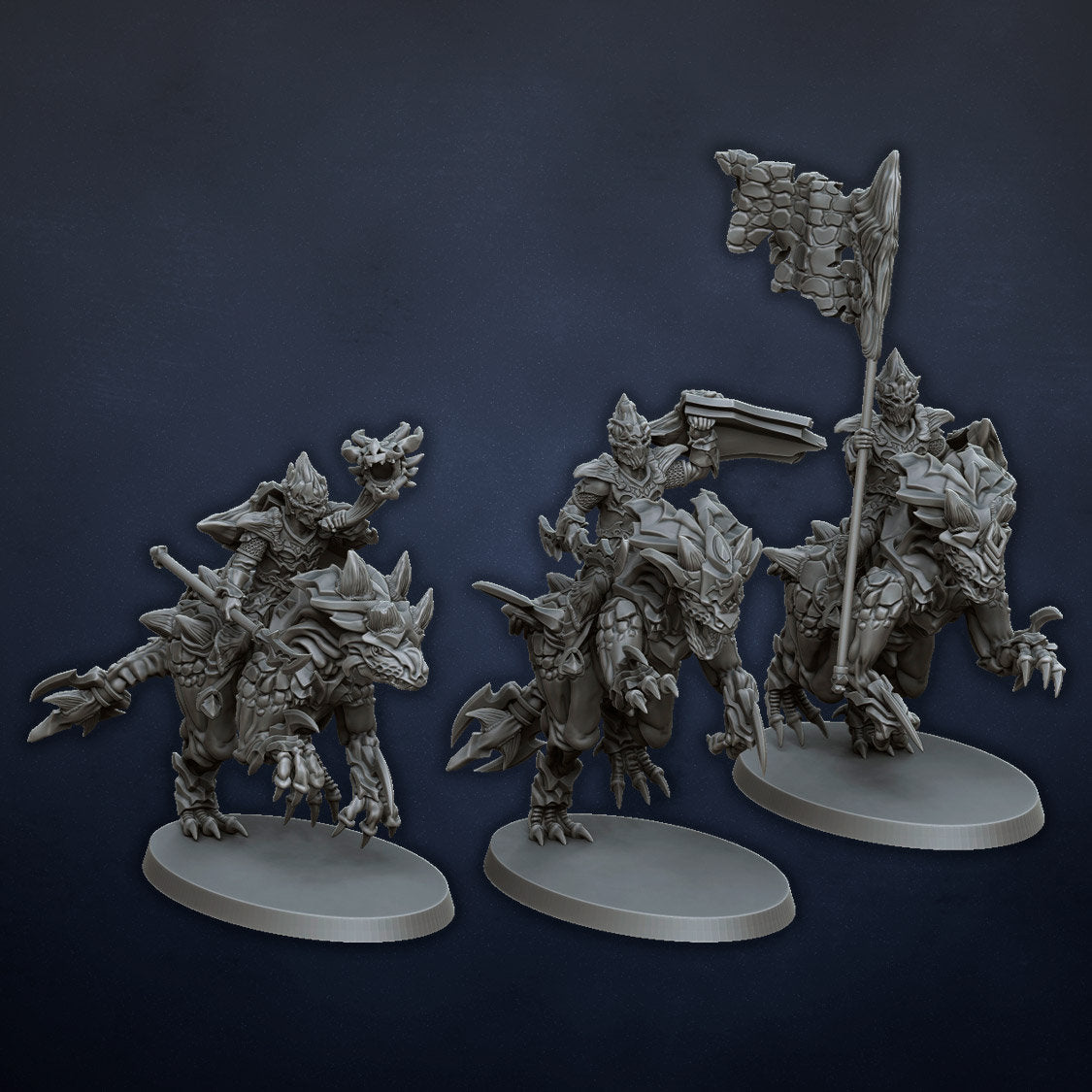 Dread Elves Raptor Riders