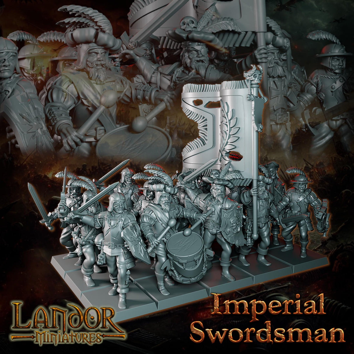 Imperial Troops with Swords