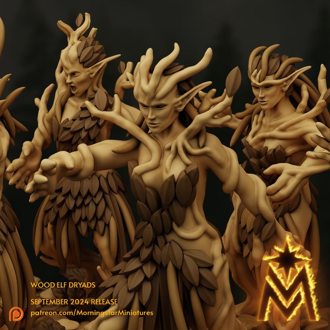 Wood Elf Dryads