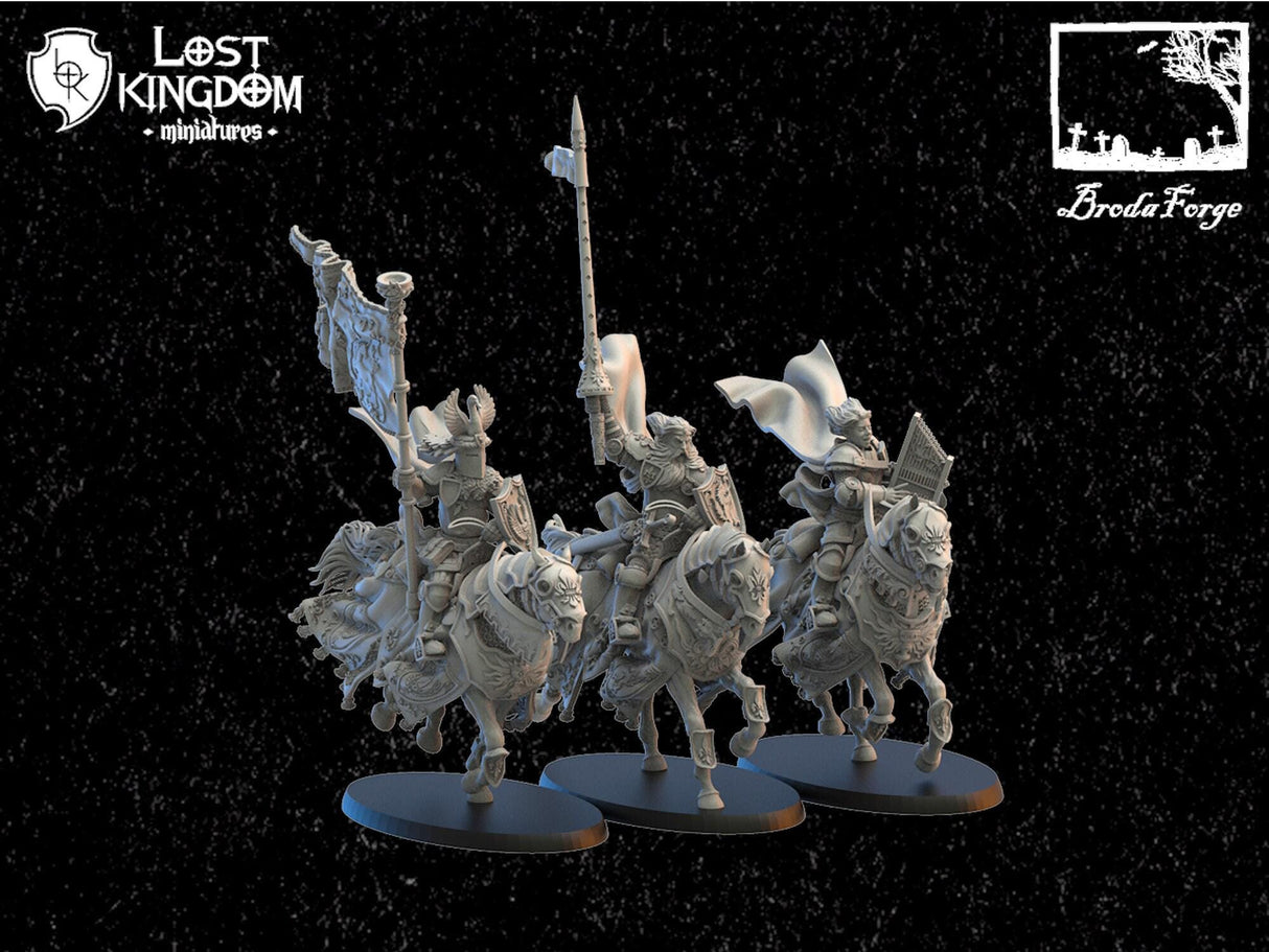 Calix Knights Command Group Lost Kingdom Miniatures