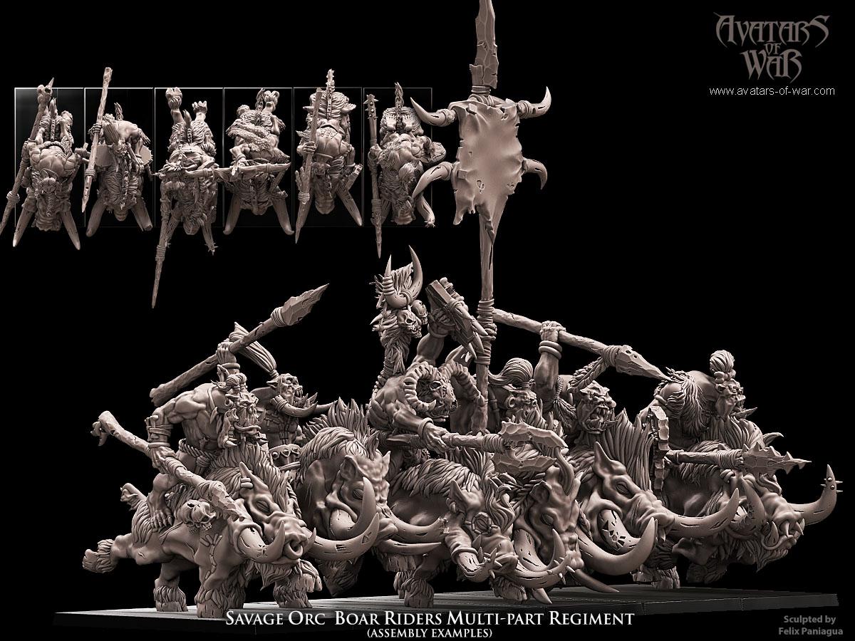 Savage Orc Boar Riders