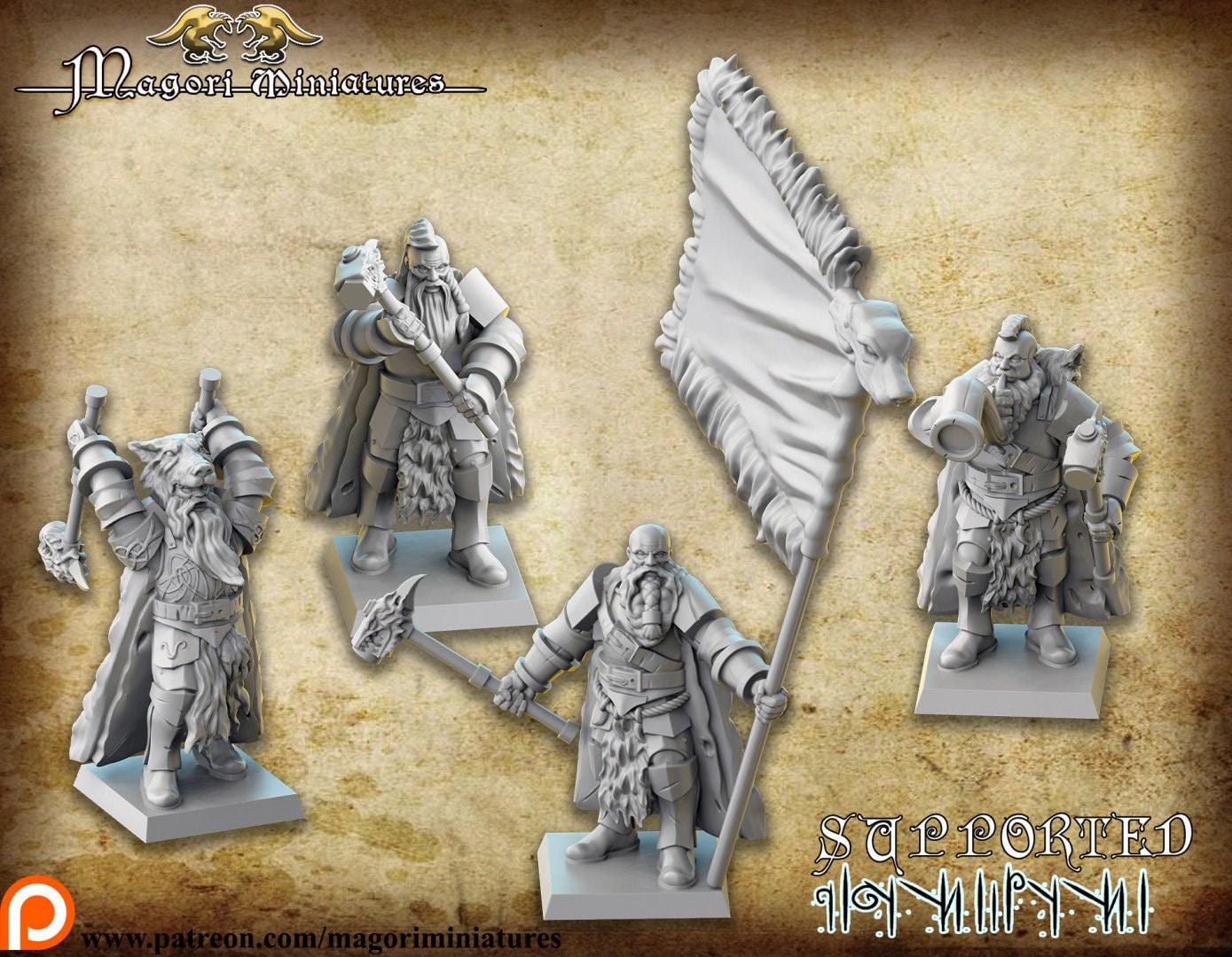 Magori Miniatures Teuton Wolf Knights