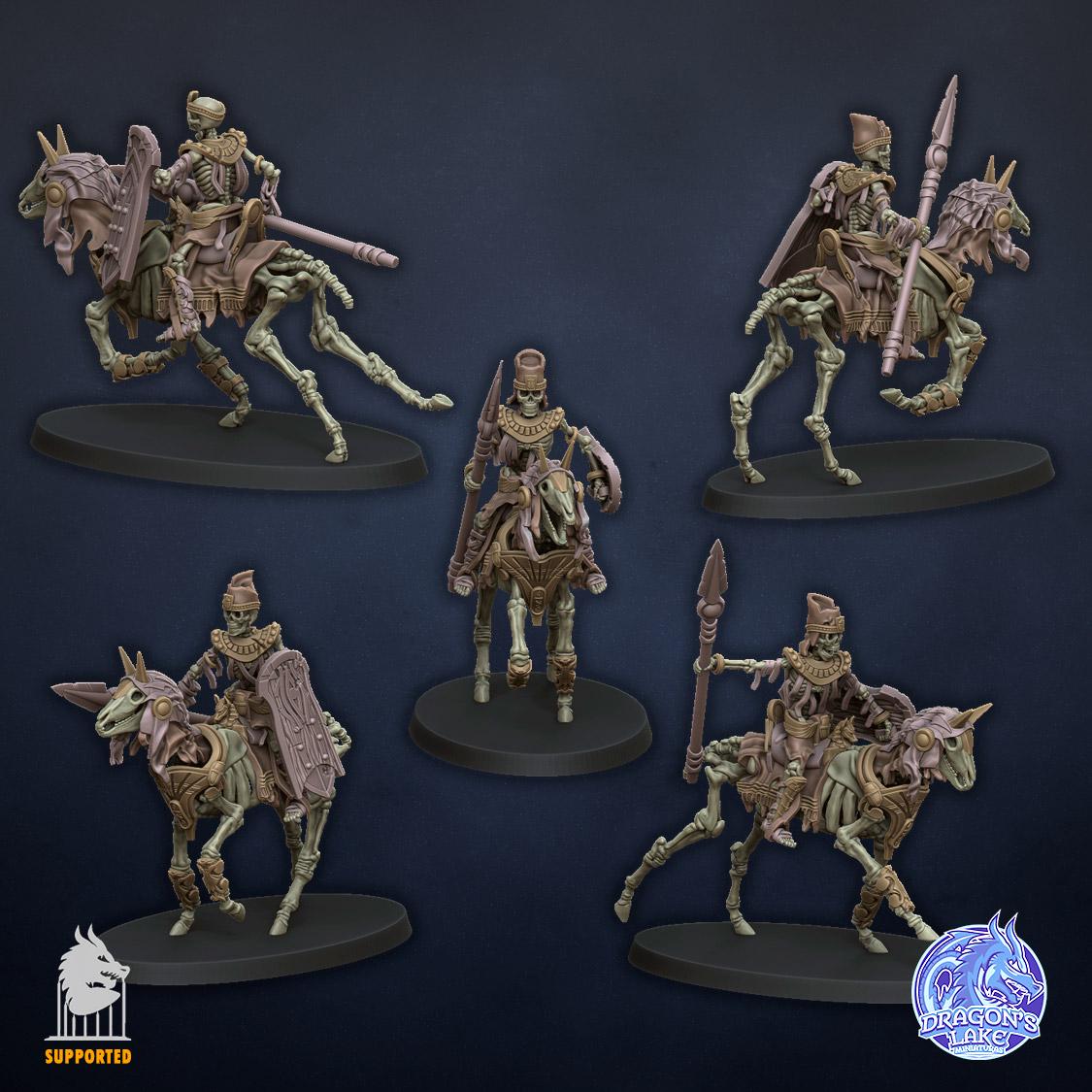 Ancient Skeletal Cavalry with Spears