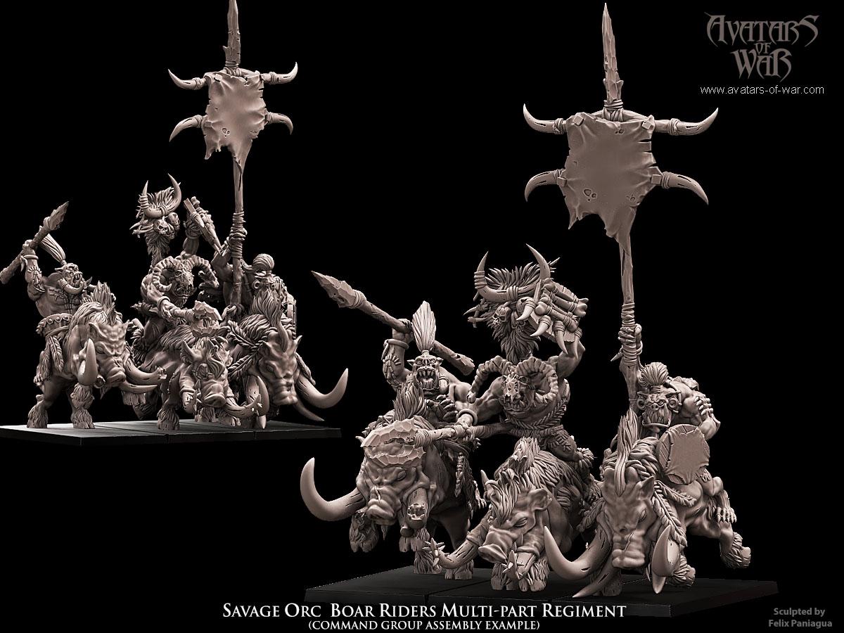 Savage Orc Boar Riders