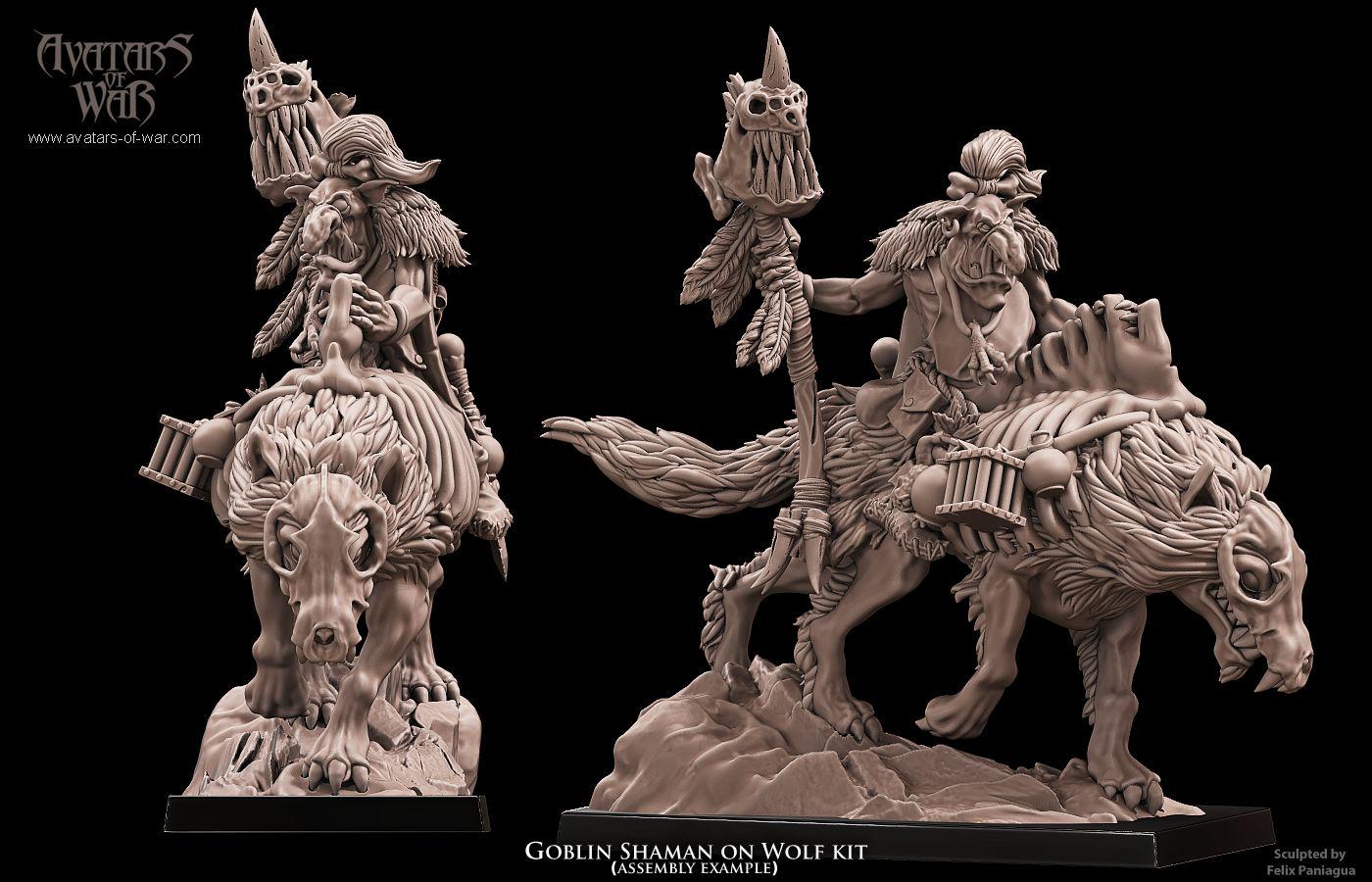 Goblin Shaman on Wolf