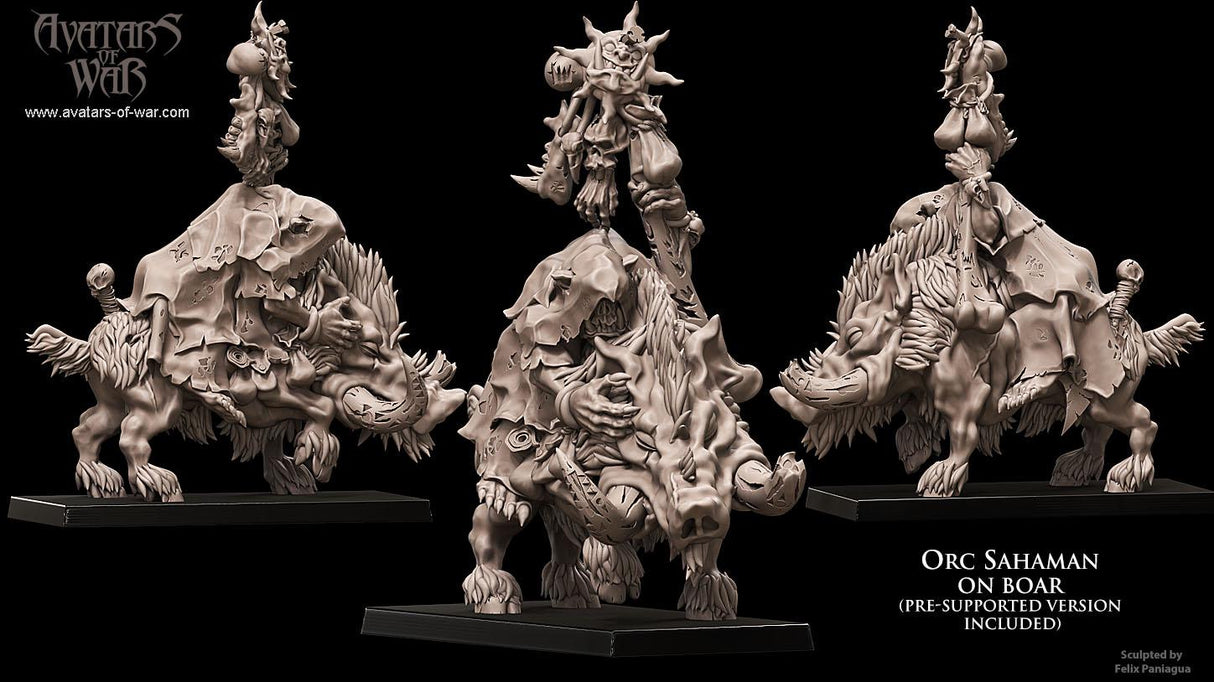 Orc Shaman on Boar