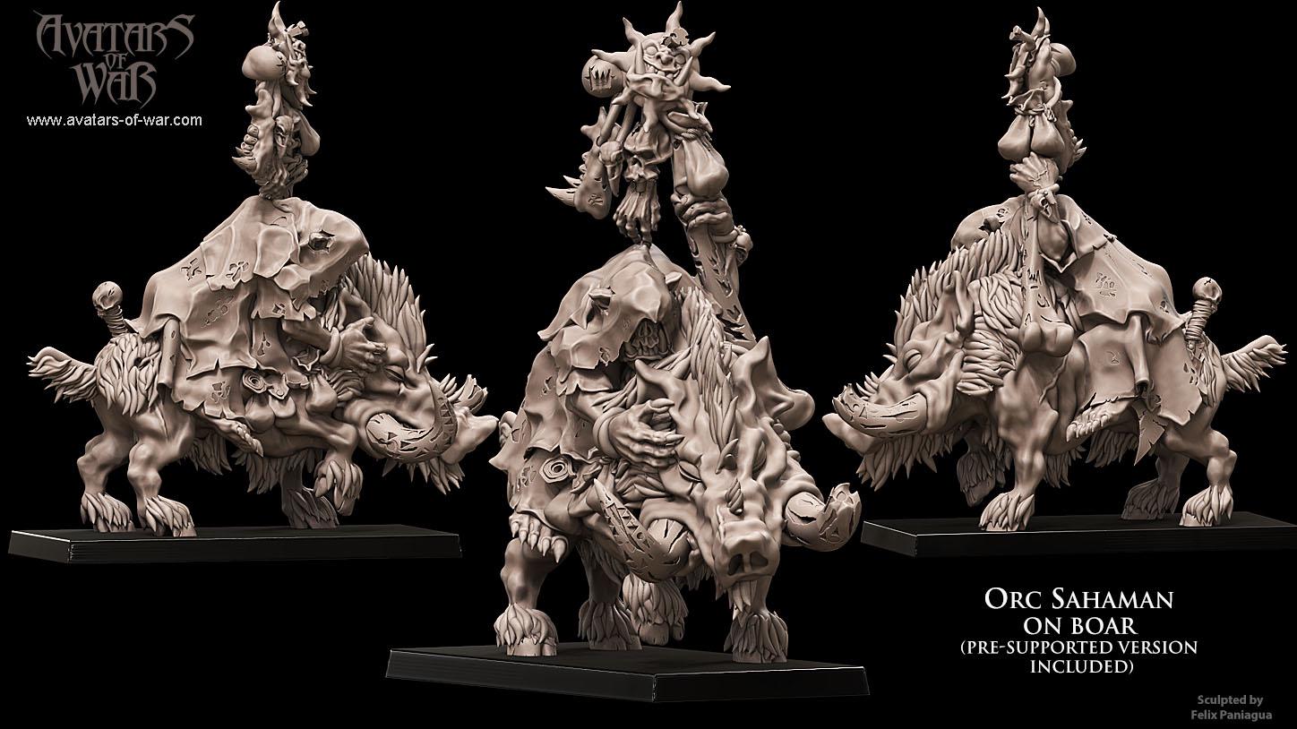 Orc Shaman on Boar