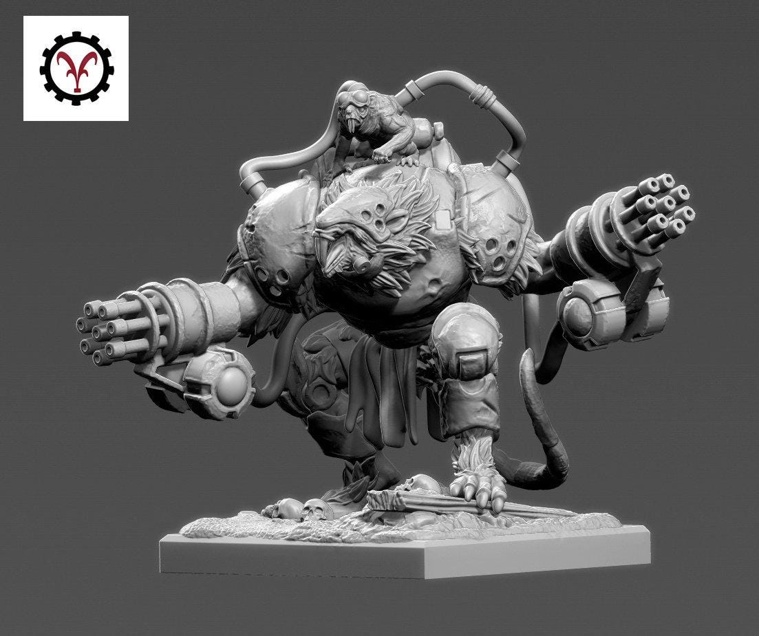 Ogre Rat with Ratling