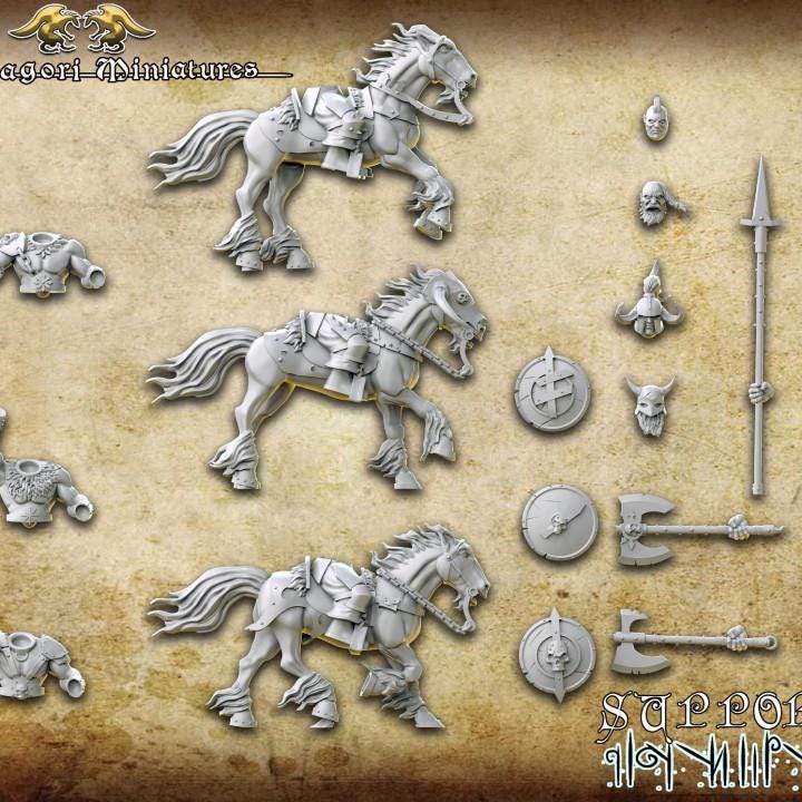 Magori Miniatures Barbarian Riders