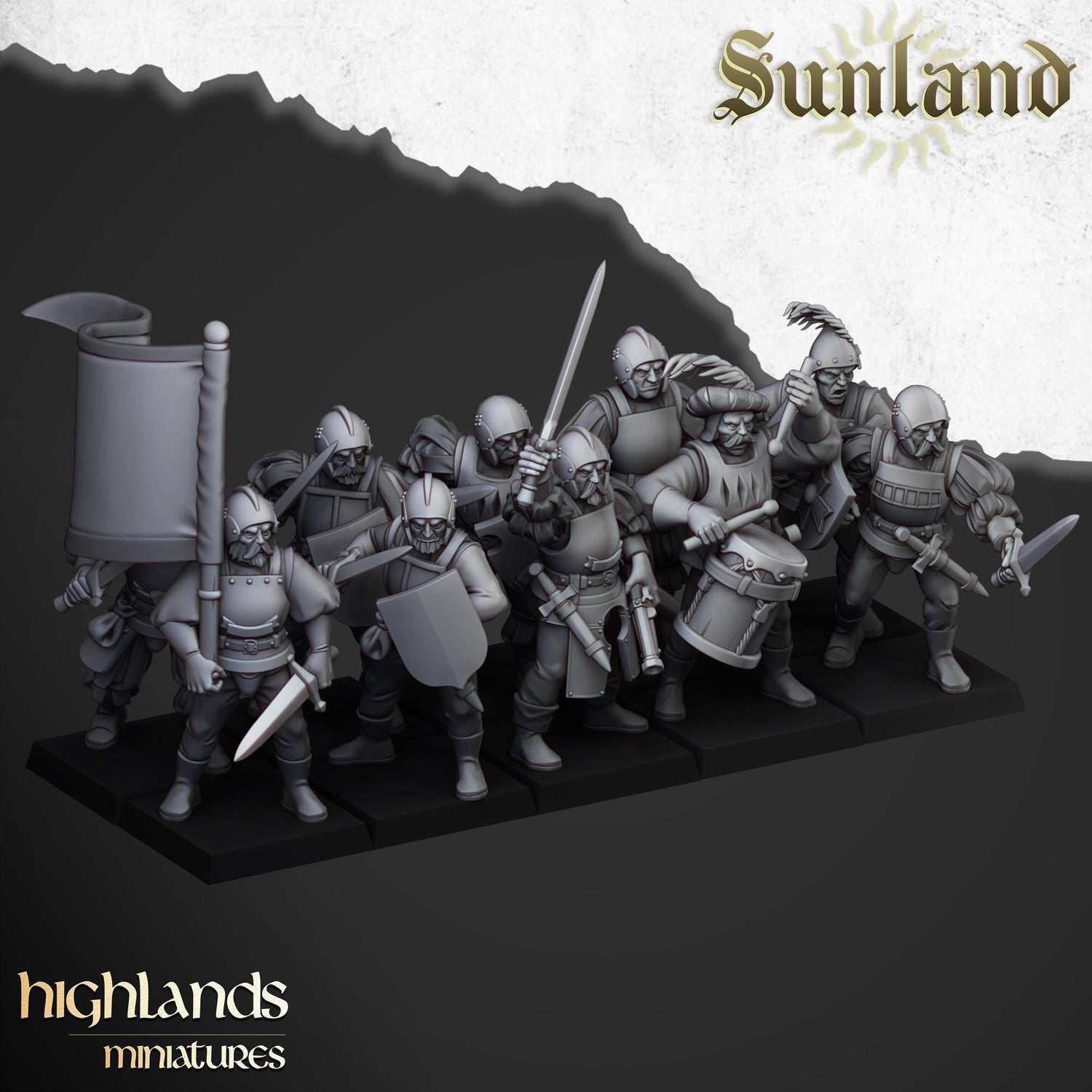 Sunland Imperial Troops with Swords V2