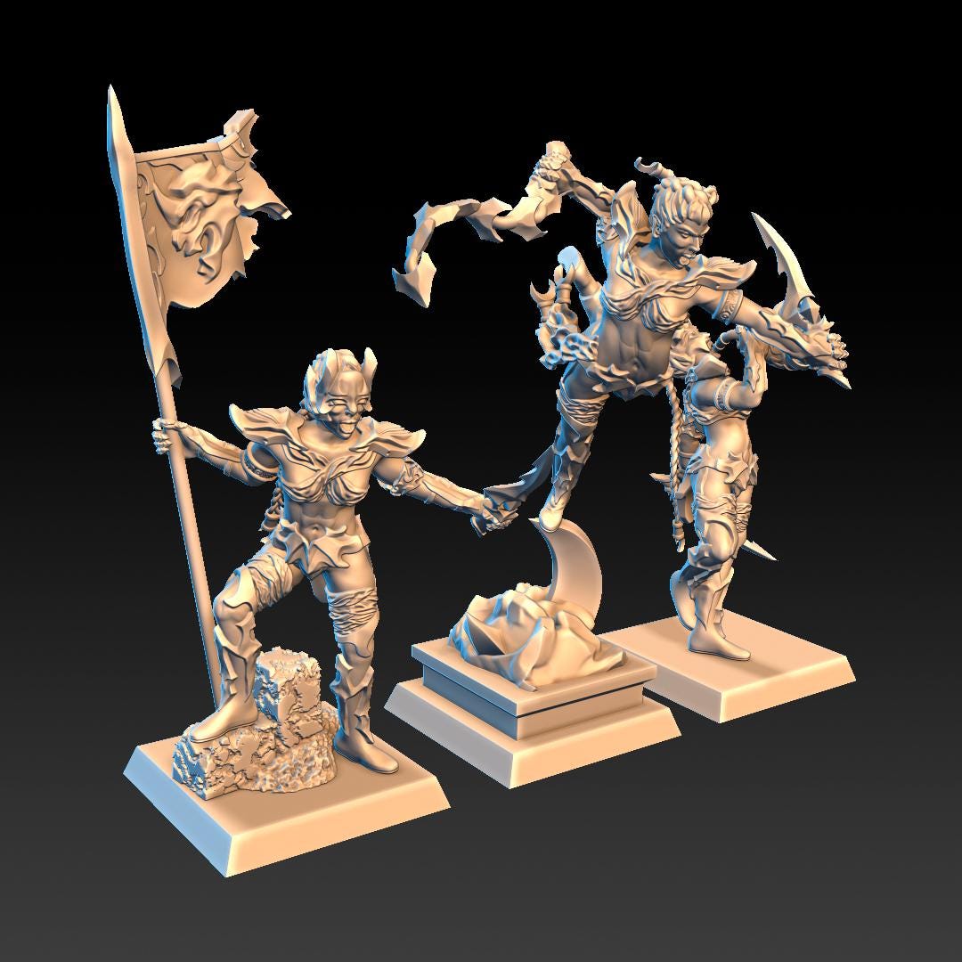 Dread Elves Battle Sisters