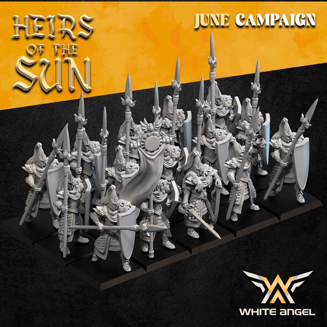 Lion Guards with Spears