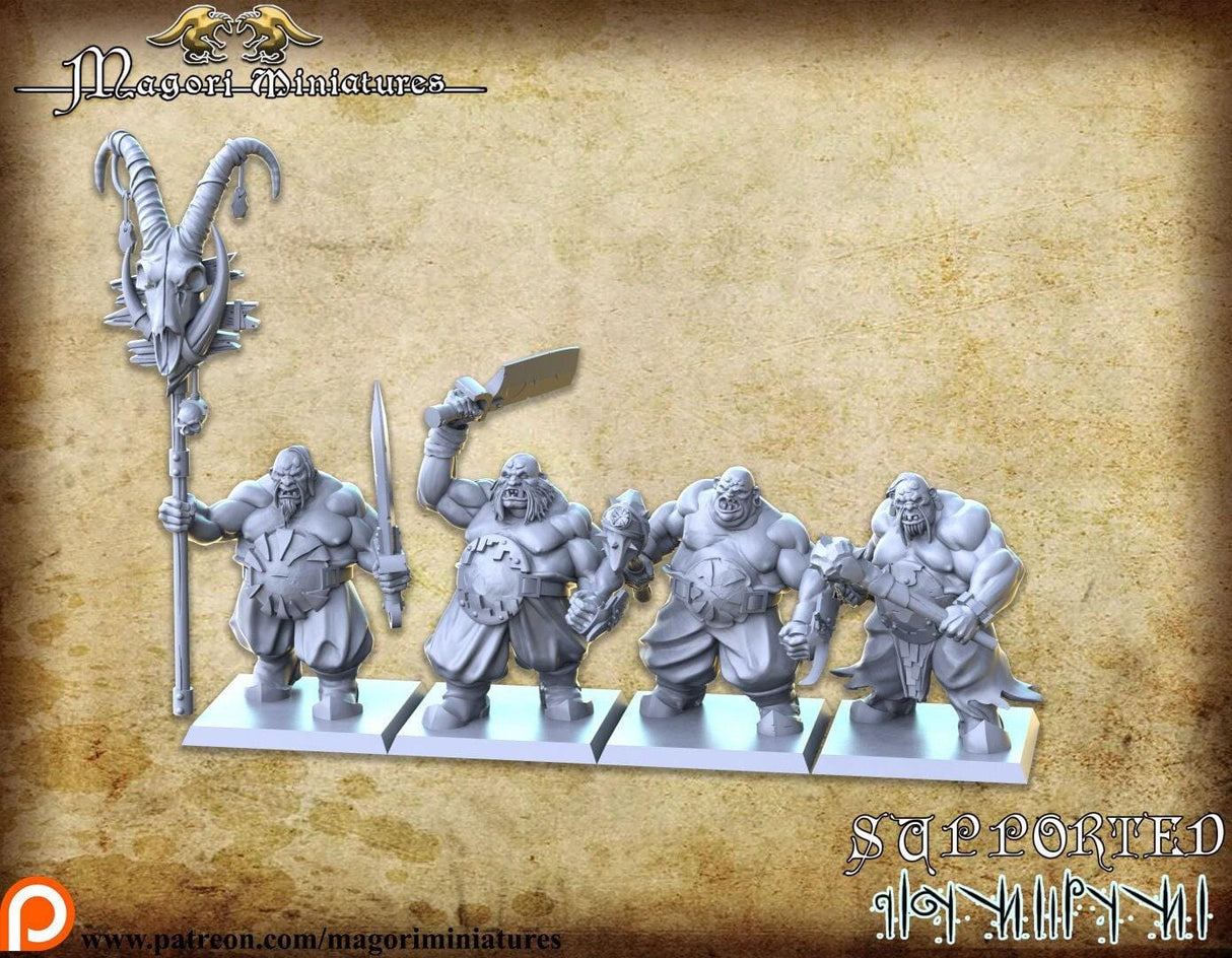 Magori Miniatures Ogres Brutes