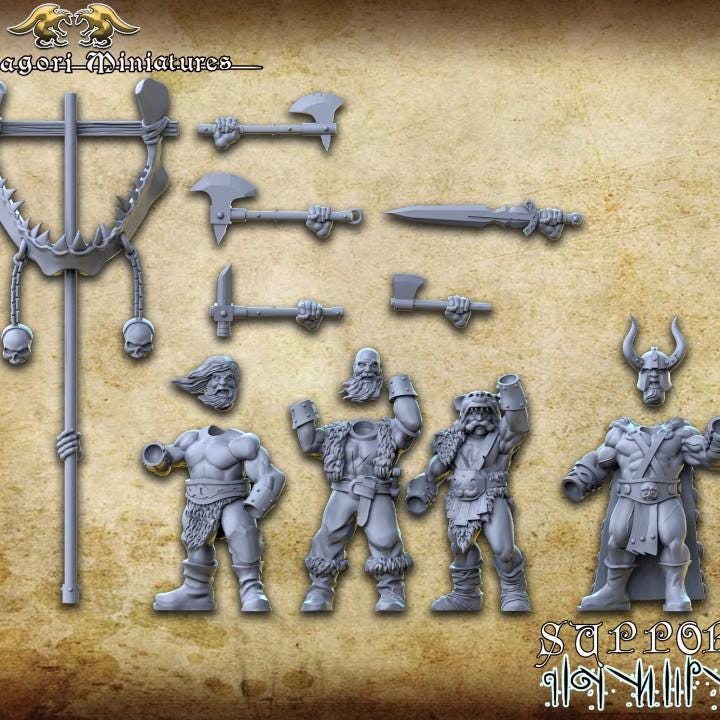 Magori Miniatures Marauder Tribesmen