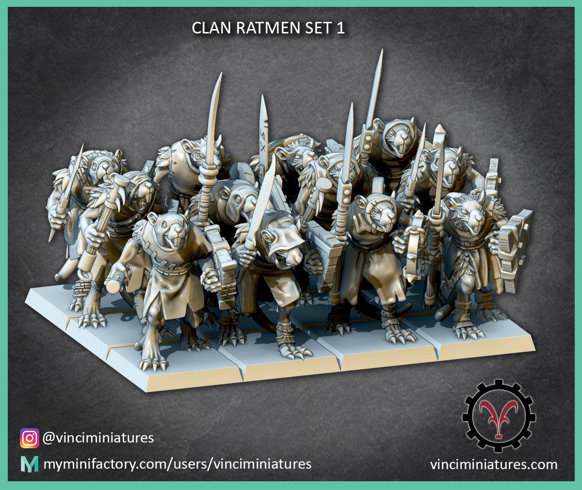 Clanrats 20 Model Set