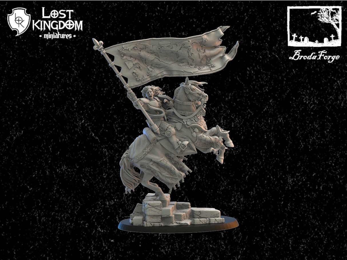 Kingdom of Mercia Standard Bearer - Lost Kingdom Miniatures
