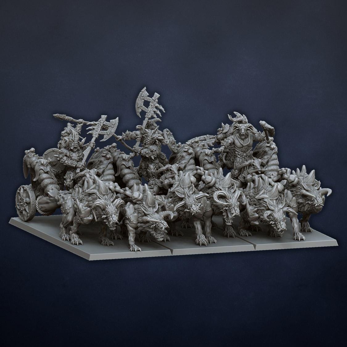 Beast Herds Raiding Chariot