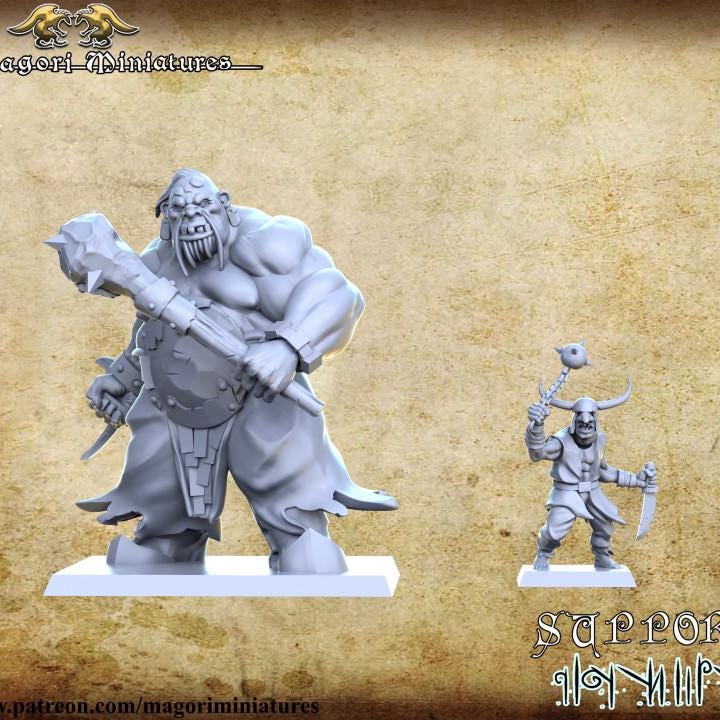 Magori Miniatures Ogres Brutes