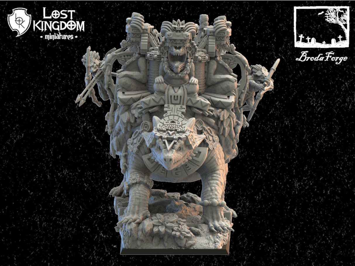Ayokalotl with Tekuetl Swarm Lost Kingdom Miniatures