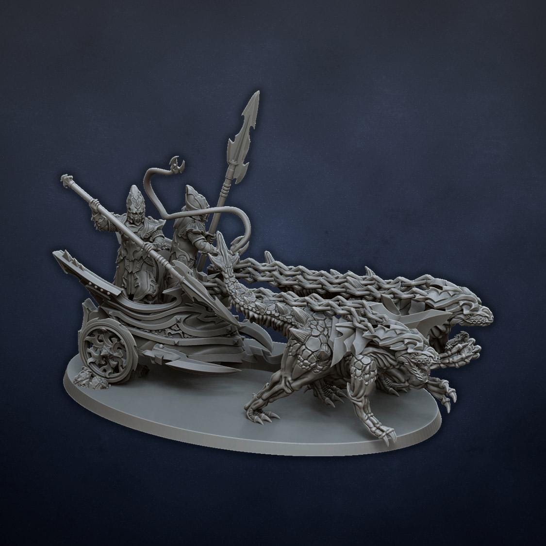 Dread Elves Raptor Chariot