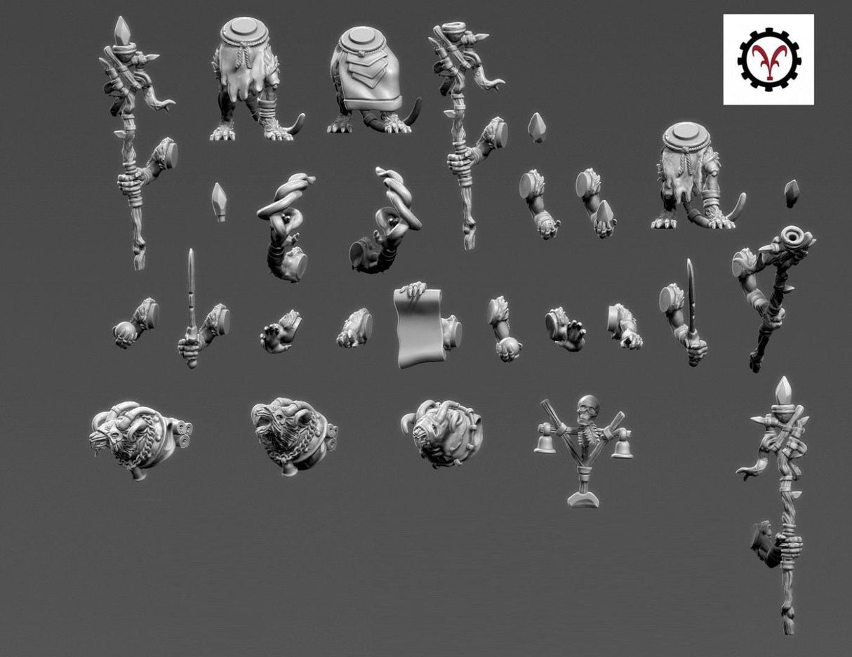 Priest Rat Set 3 Models