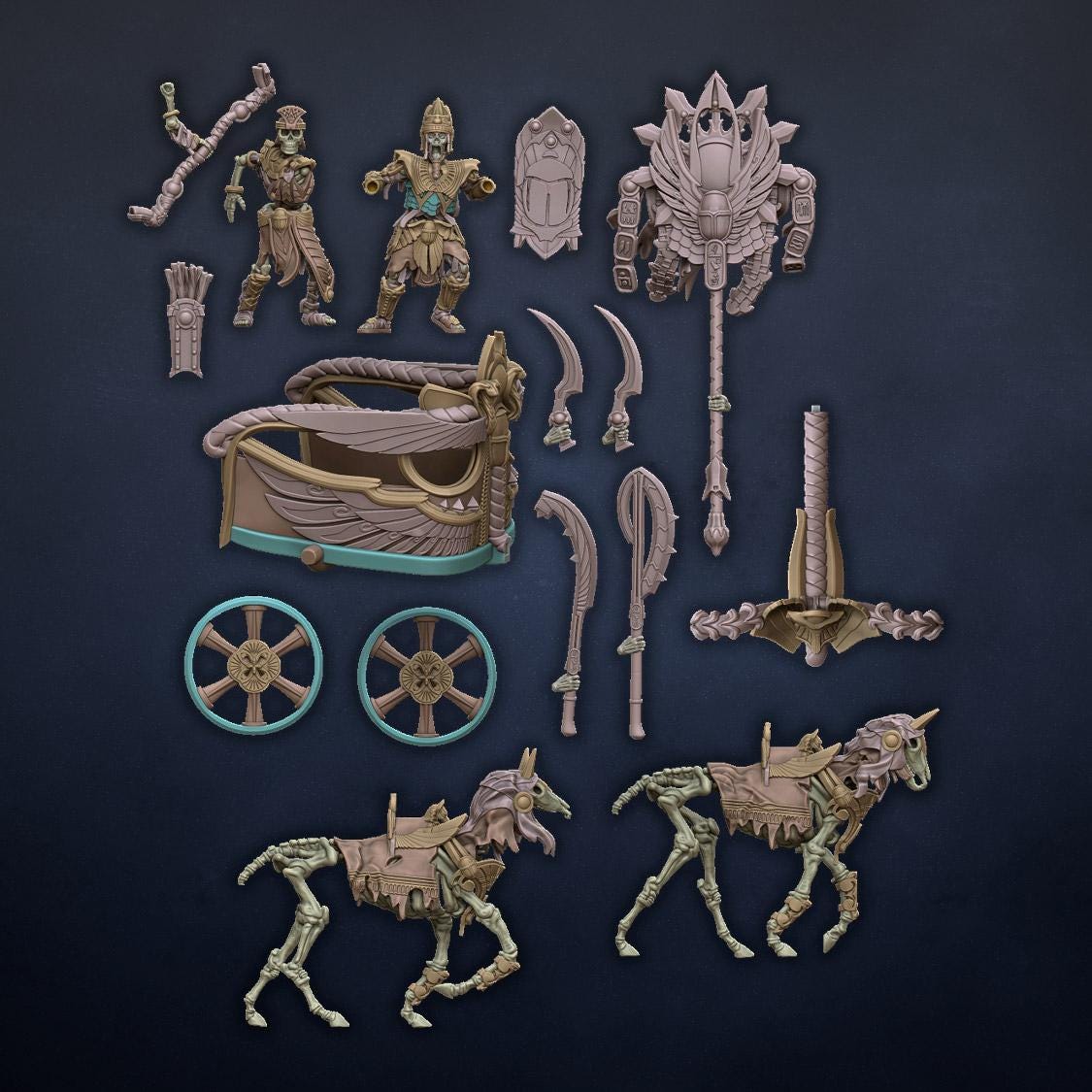 Tomb Harbinger on Chariot