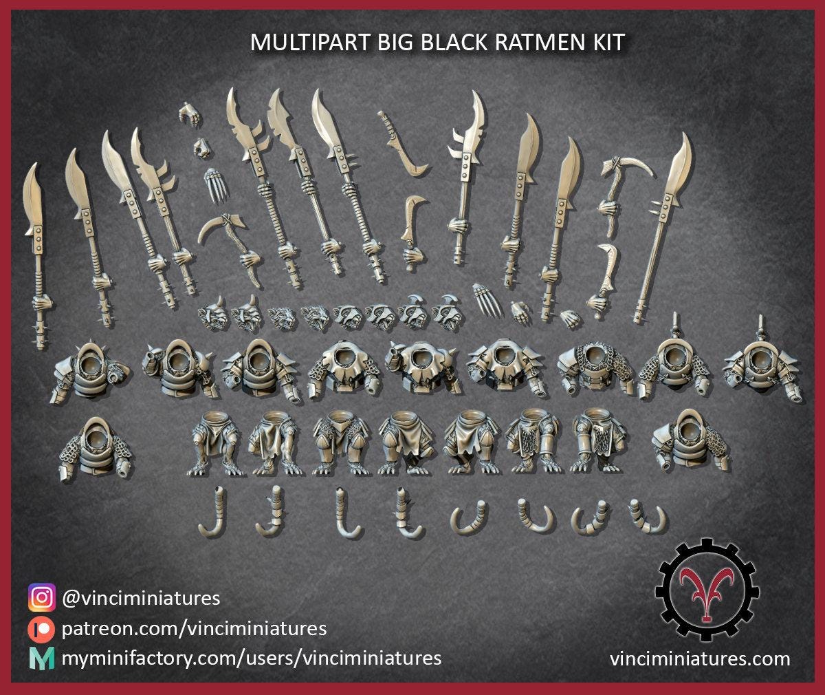 Black Rats 20 Model Set