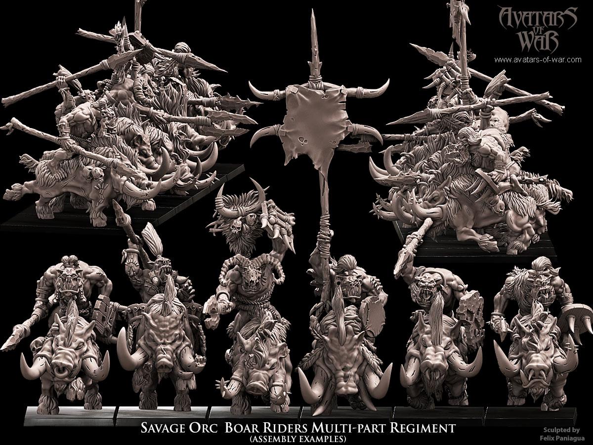 Savage Orc Boar Riders