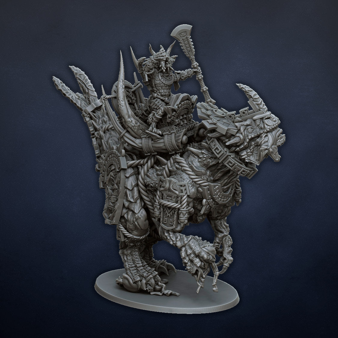 Miniatures Lord on Carnosaur