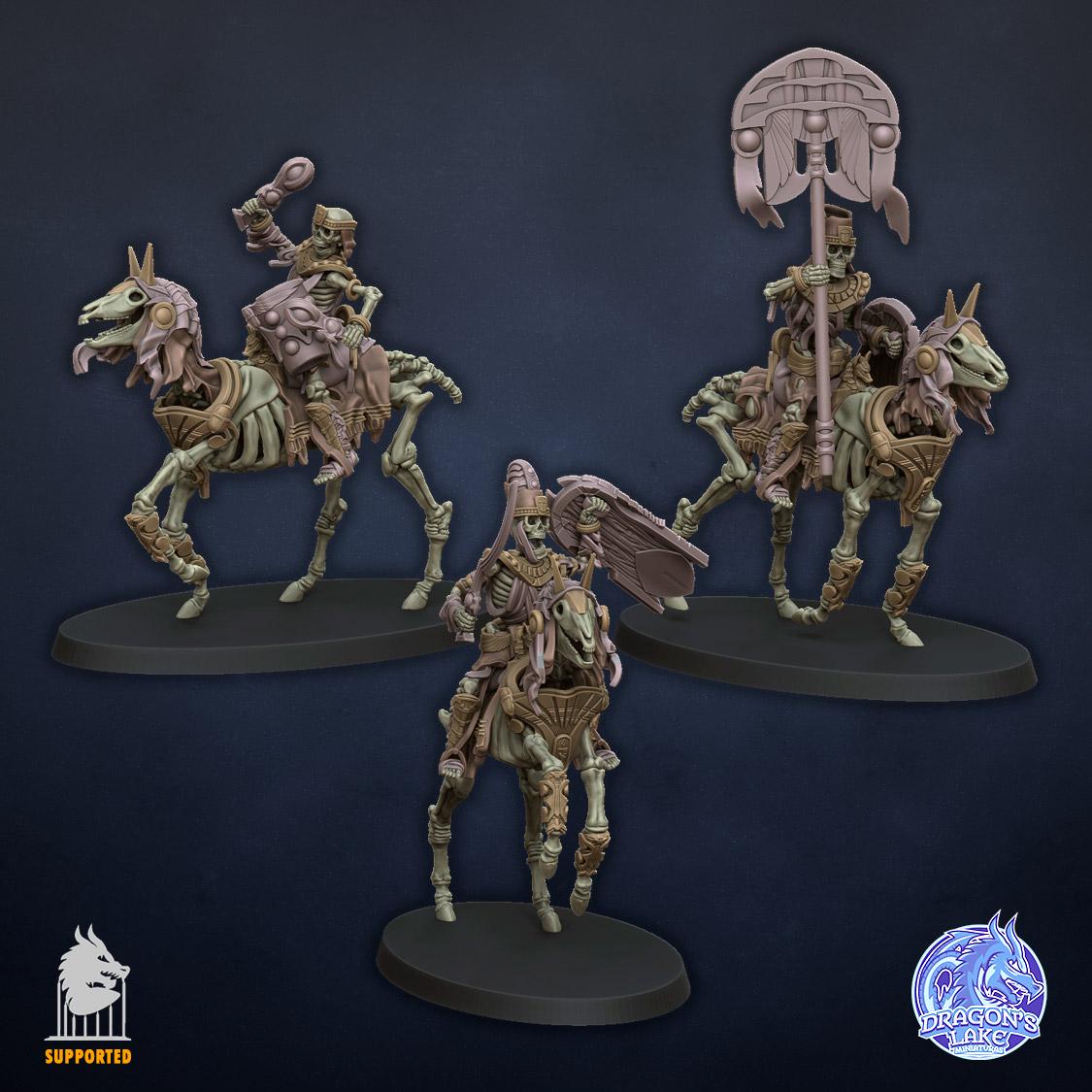 Ancient Skeletal Cavalry with Spears