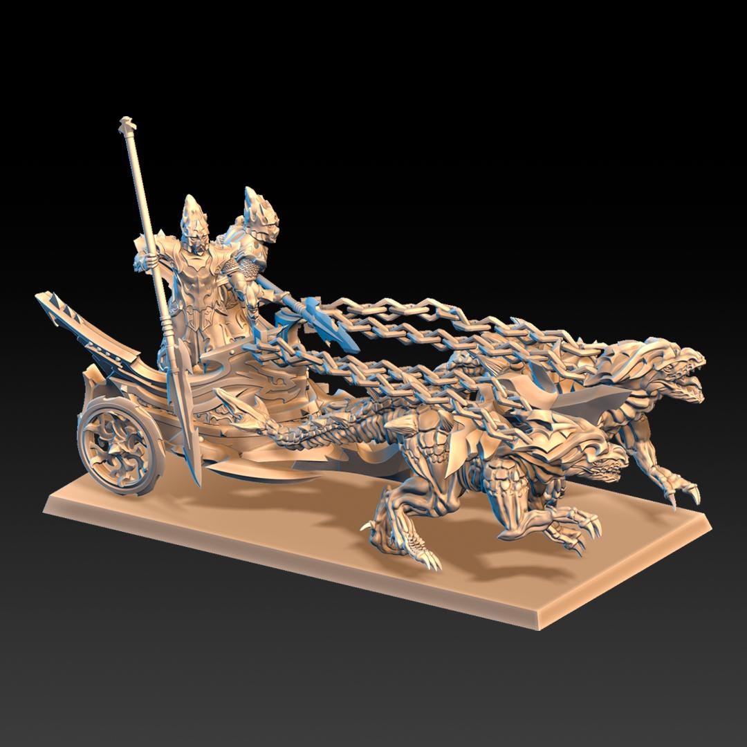 Dread Elves Raptor Chariot