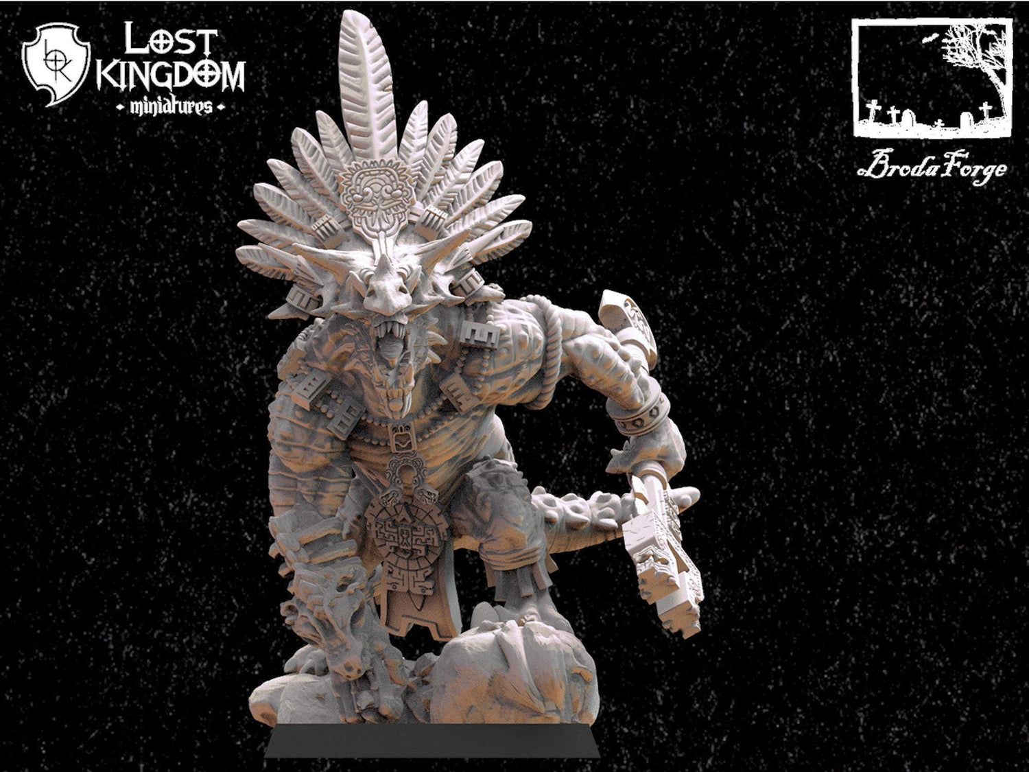Tlaloc the Osprey Lost Kingdom Miniatures