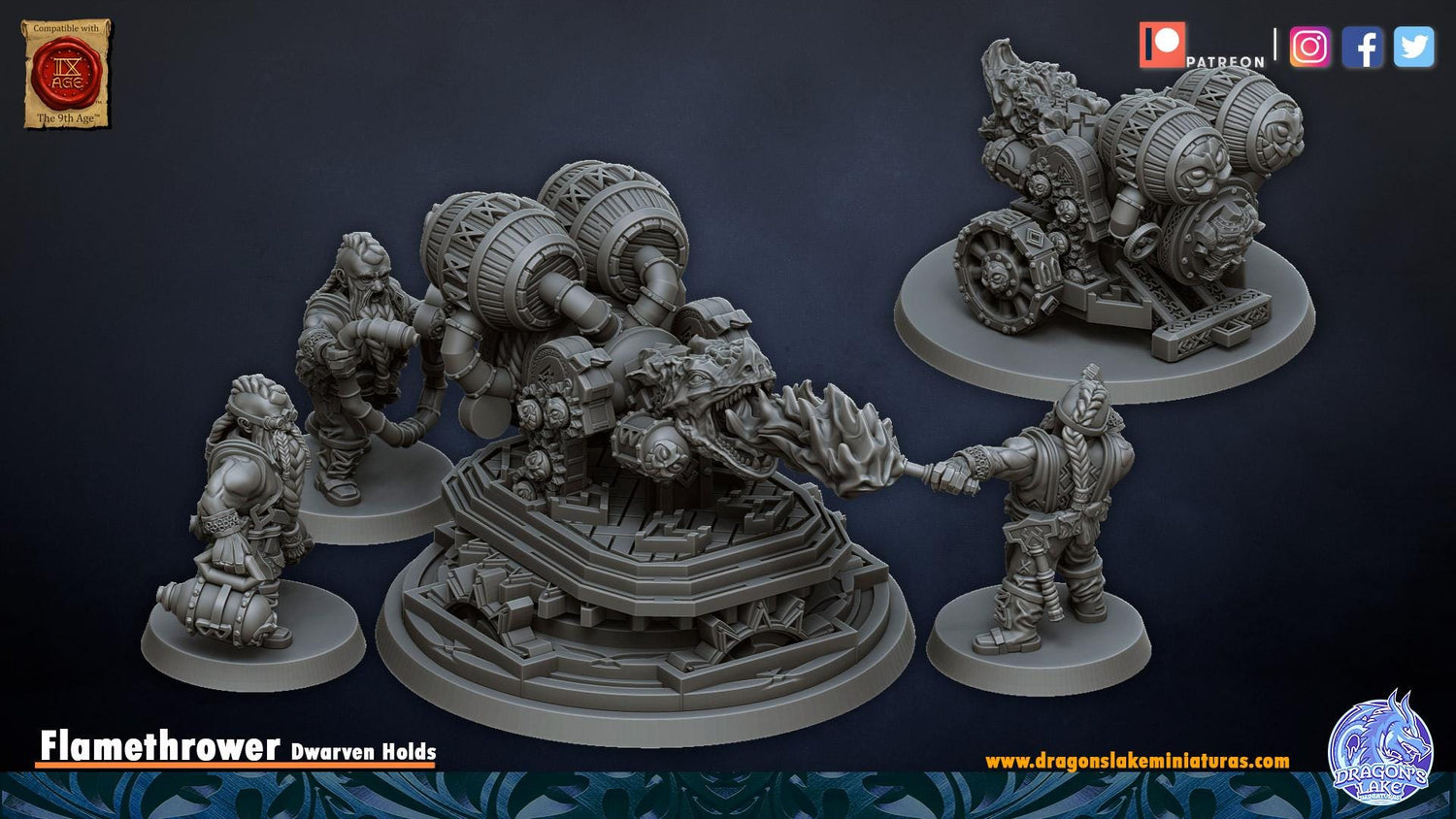 Dwarf Flamecannon