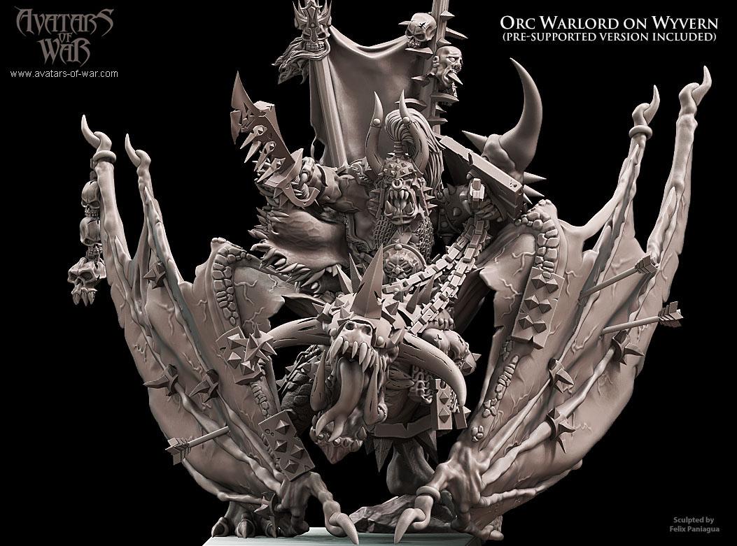 Orc Warlord on Wyvern
