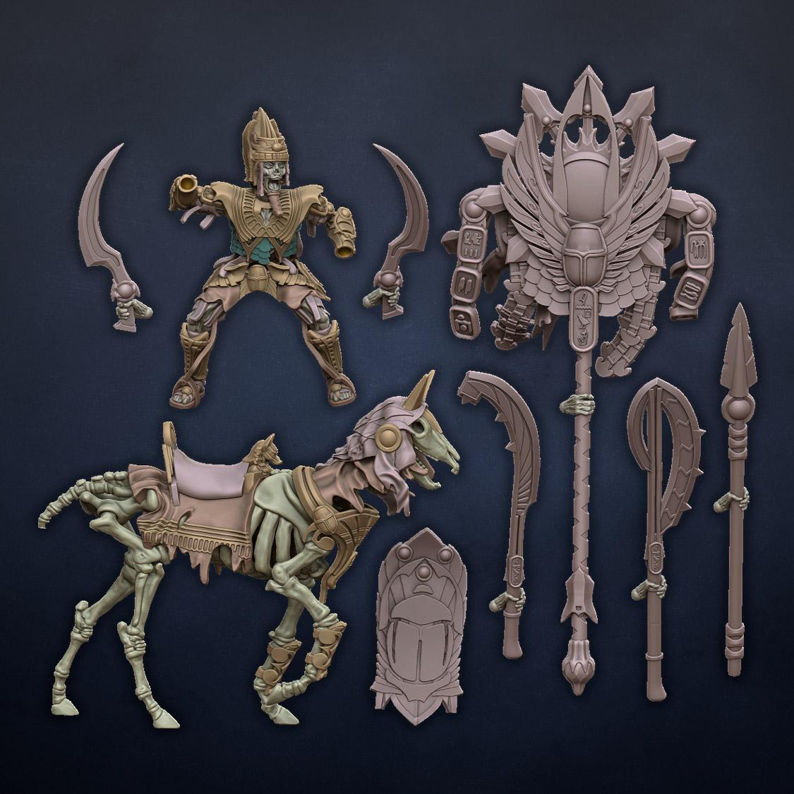 Tomb Harbinger on Horse