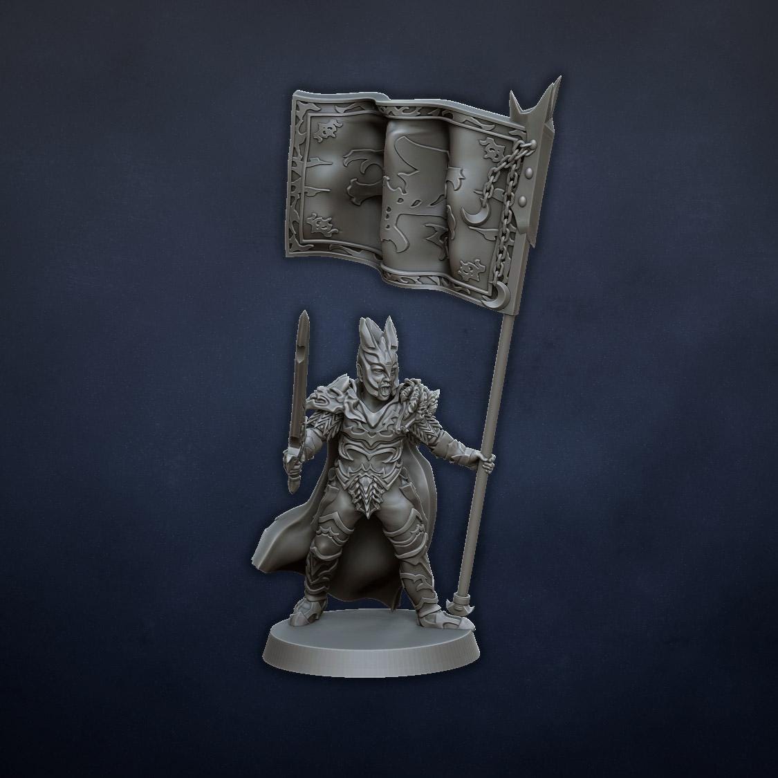 Dread Elves Noble on Foot