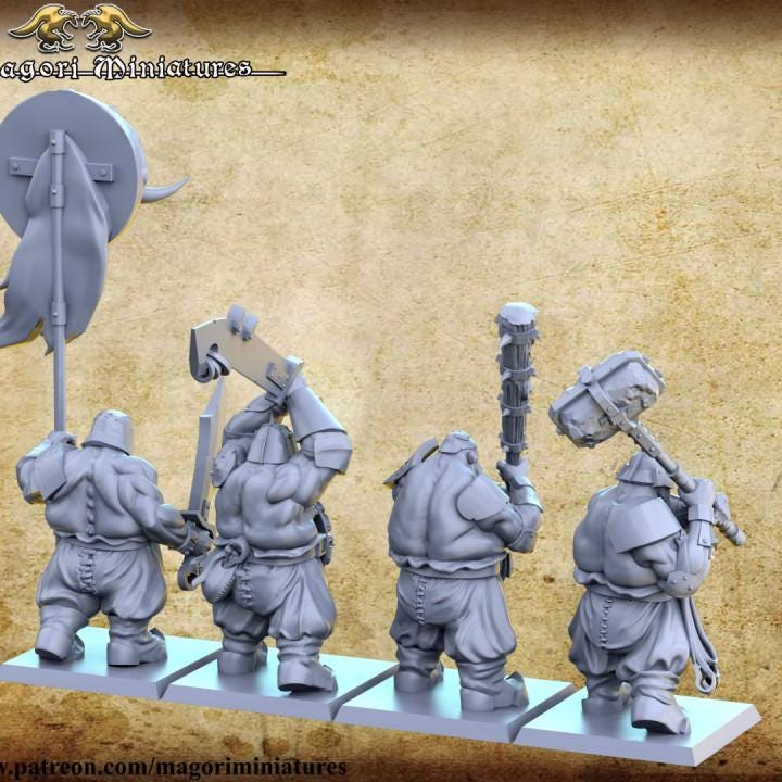 Magori Miniatures Ogres Heavy Infantry