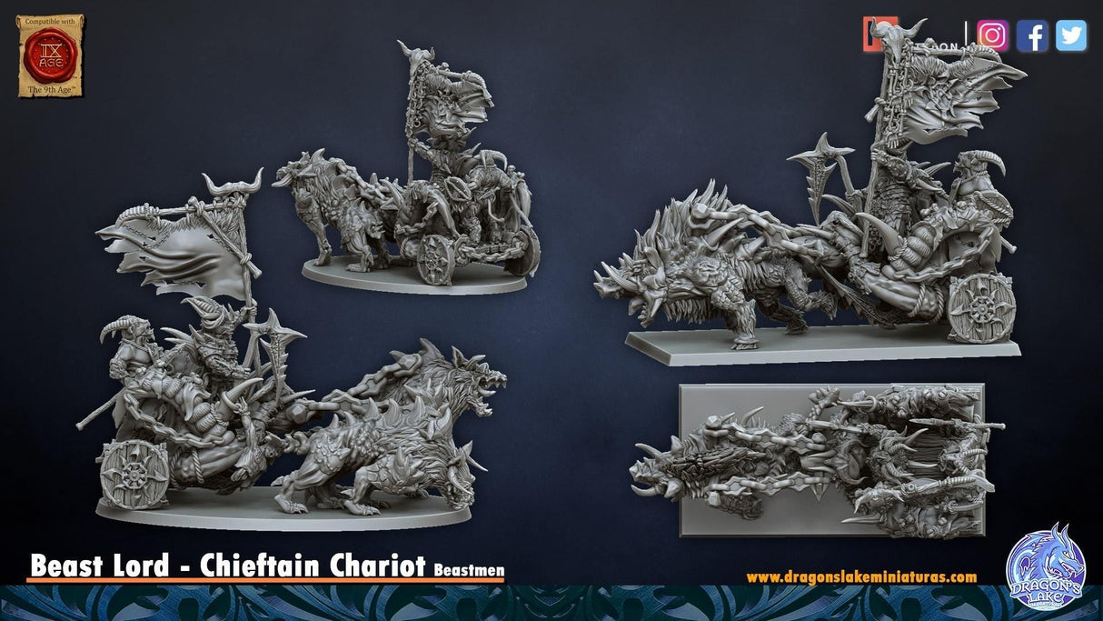 Beast Herds Beast LordChieftain on Chariot
