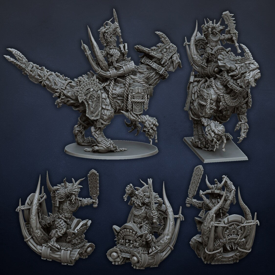 Miniatures Lord on Carnosaur