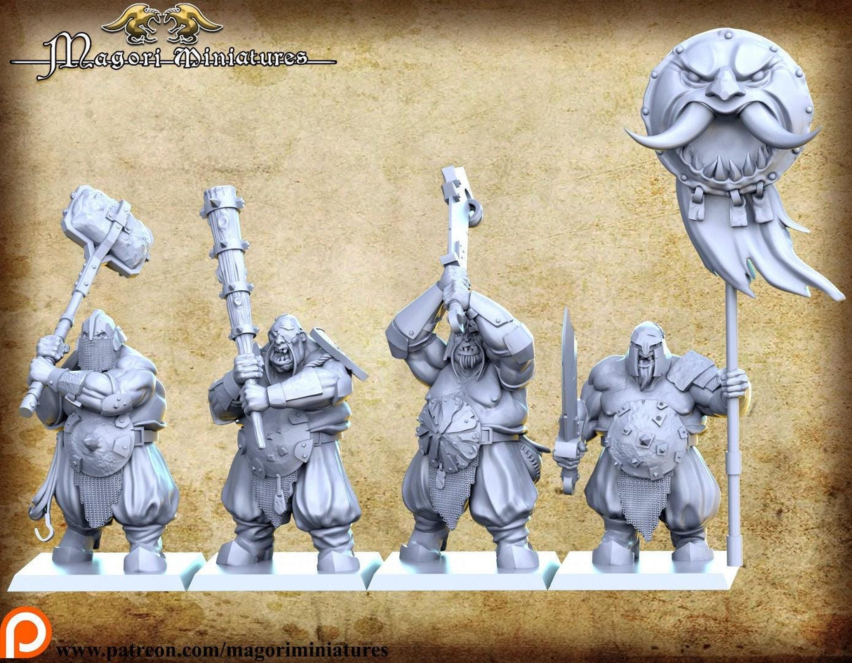 Magori Miniatures Ogres Heavy Infantry