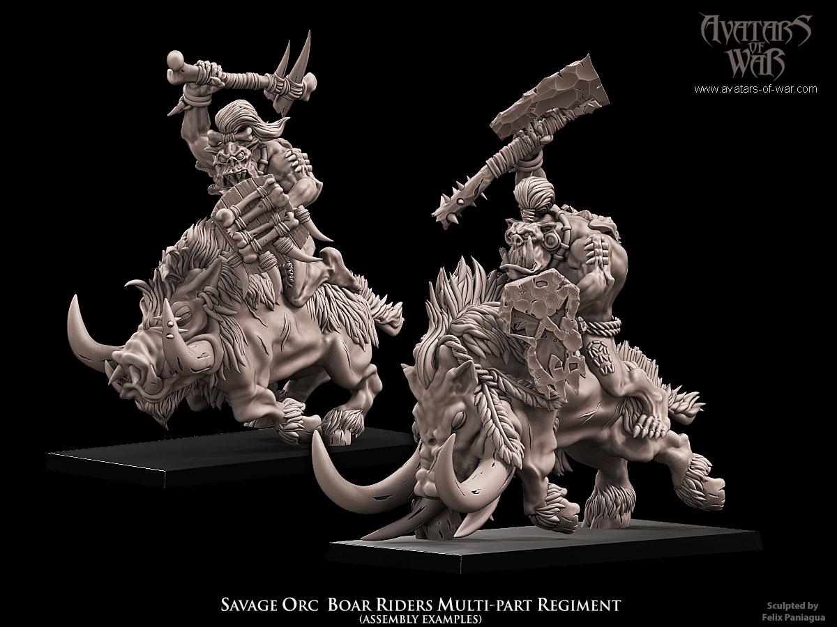 Savage Orc Boar Riders
