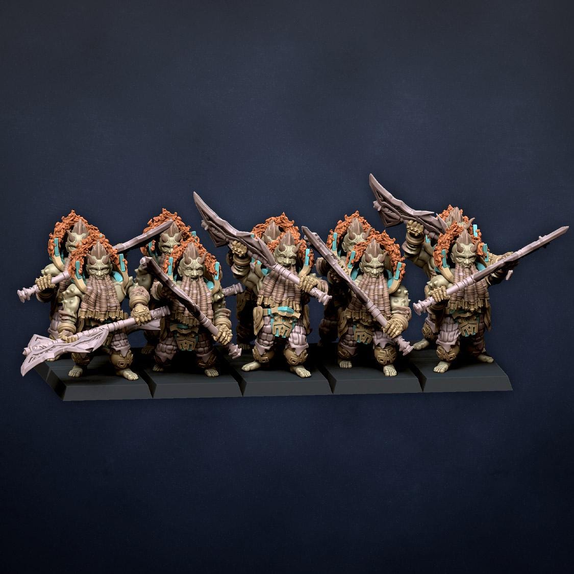 Disciples of Lúgar with 2-Handed Weapon