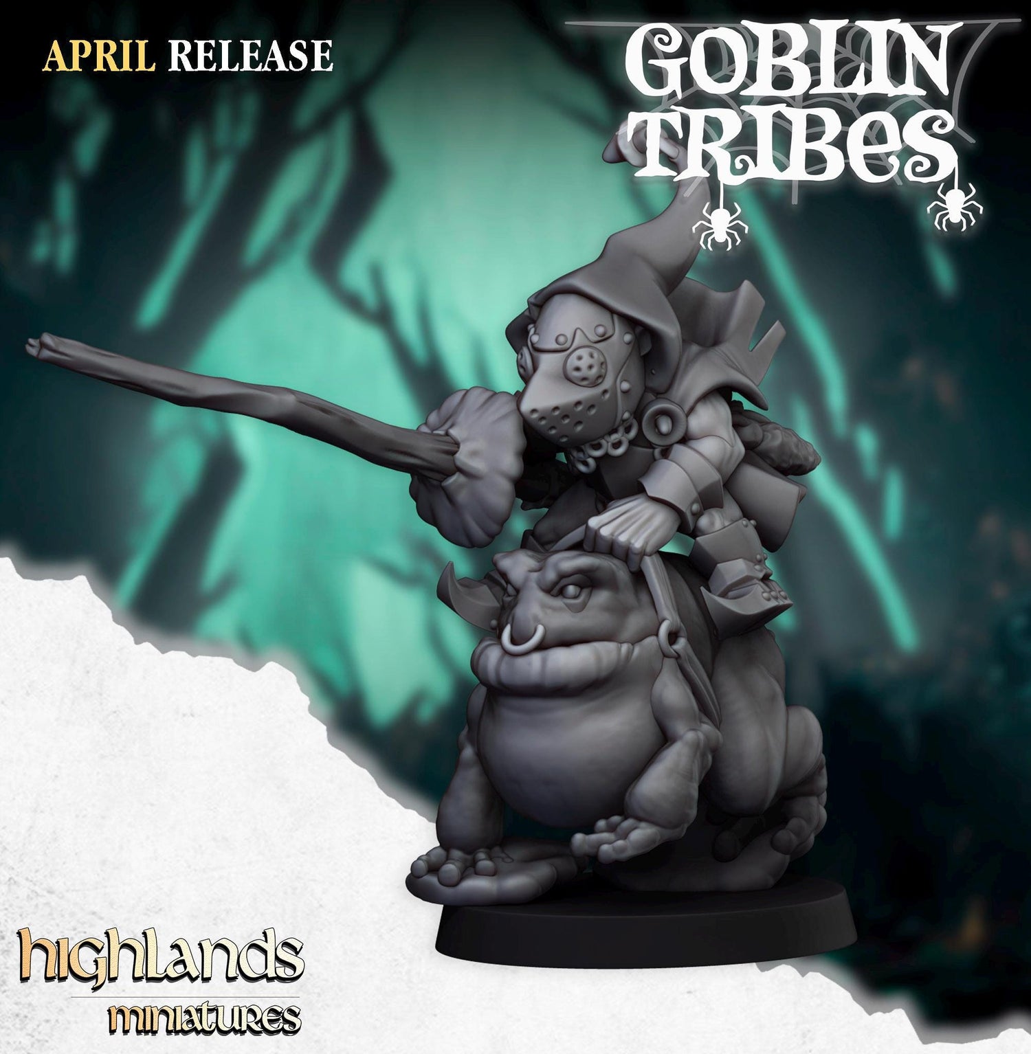 Swamp Goblins Frog Riders with Sticks
