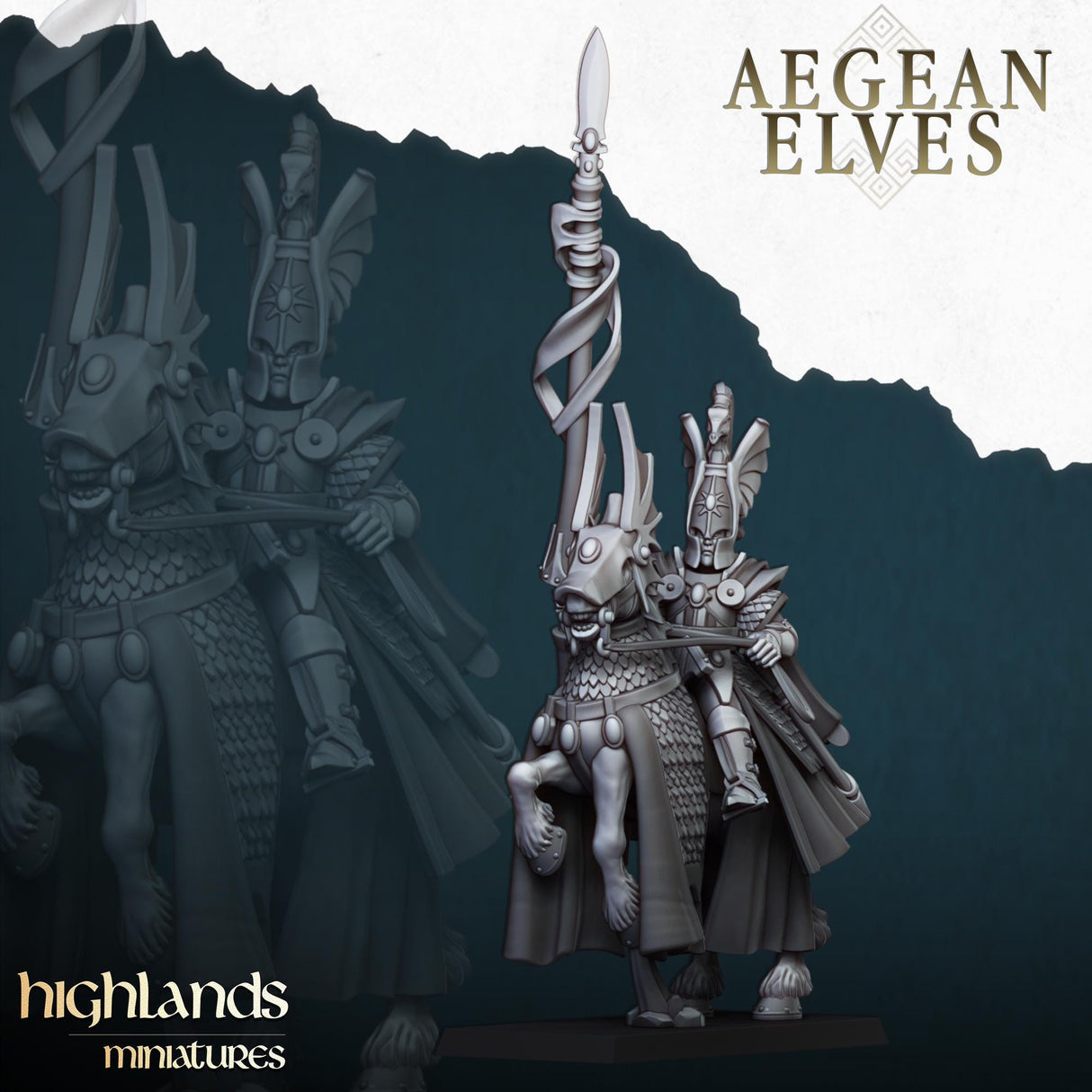 Aegean Elves Mounted Lord
