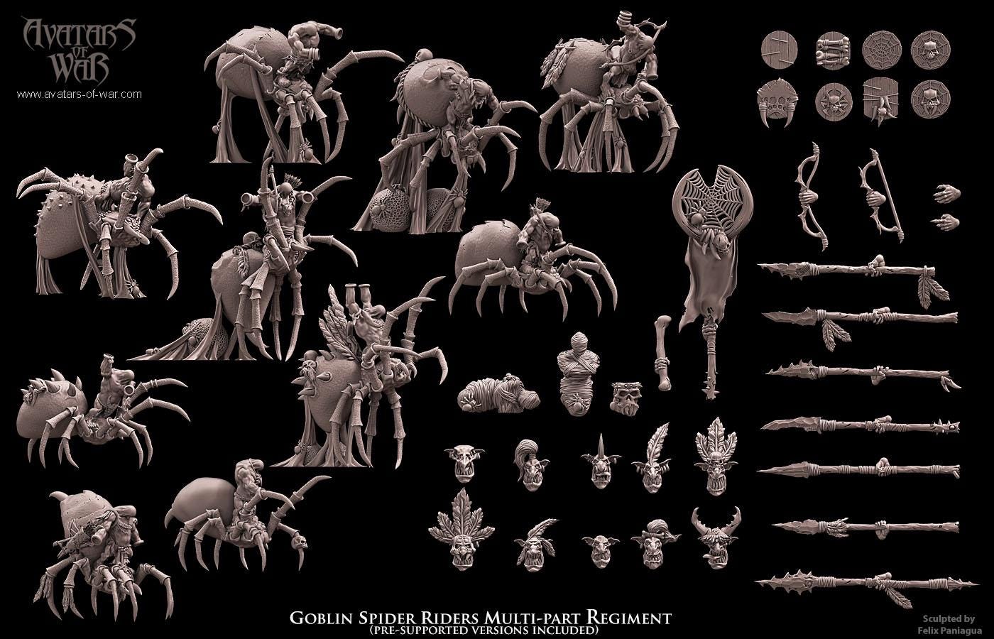Goblin Spider Riders